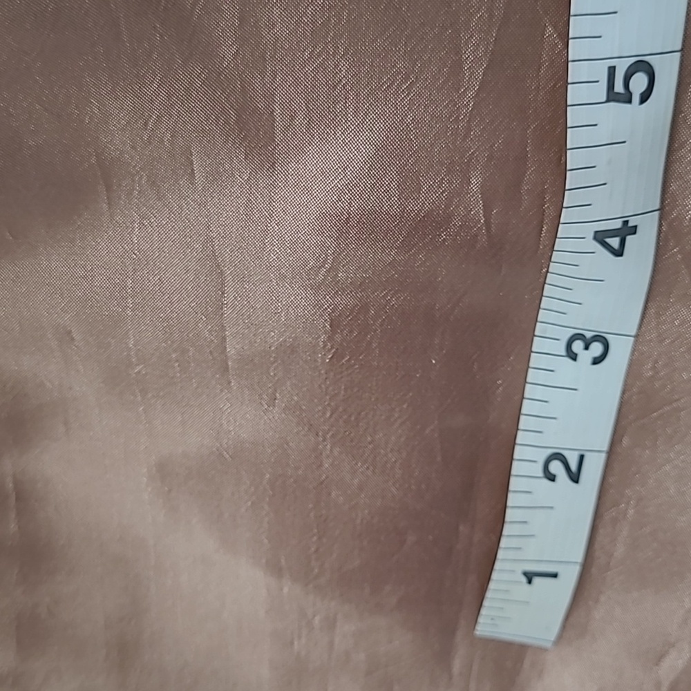 Elegant Antique Gold/Bronze Tone Curtains Set Of 4 Panels With Ties. - Picture 4 of 6